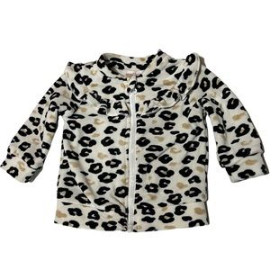 Super soft Leopard Print Jacket 0-3months